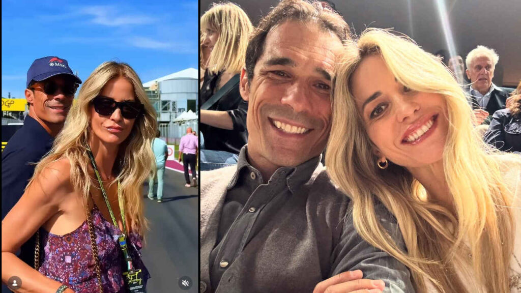 Elena Santarelli e Bernardo Corradi