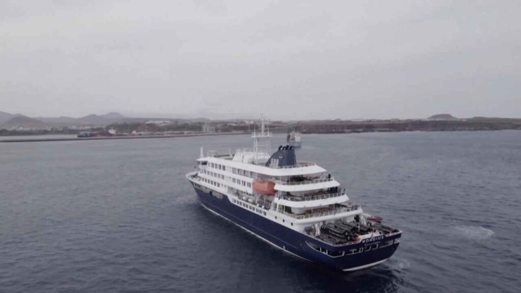 La nave da crociera MV Hondius