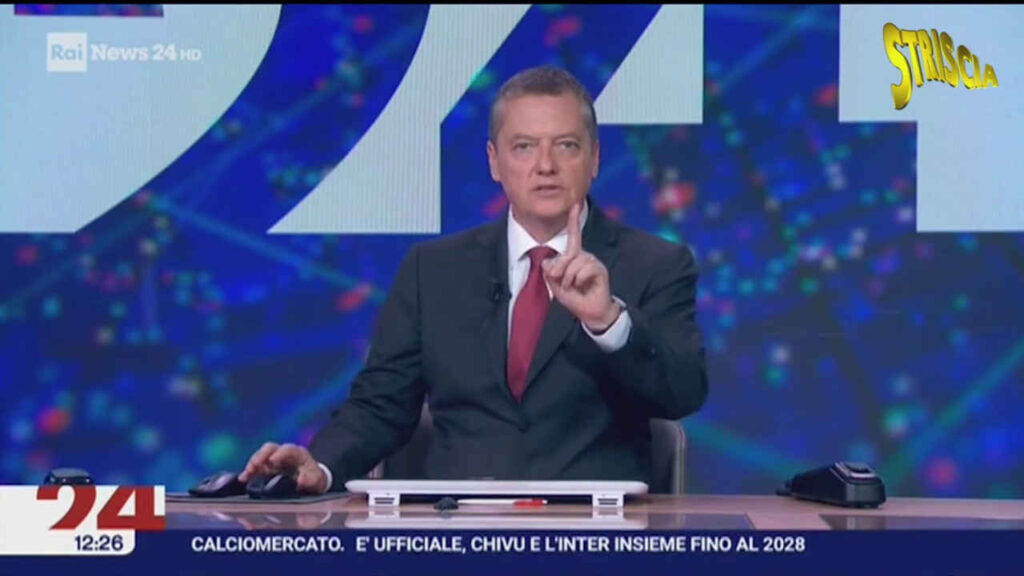 Alessandro Baracchini si arrabbia in diretta