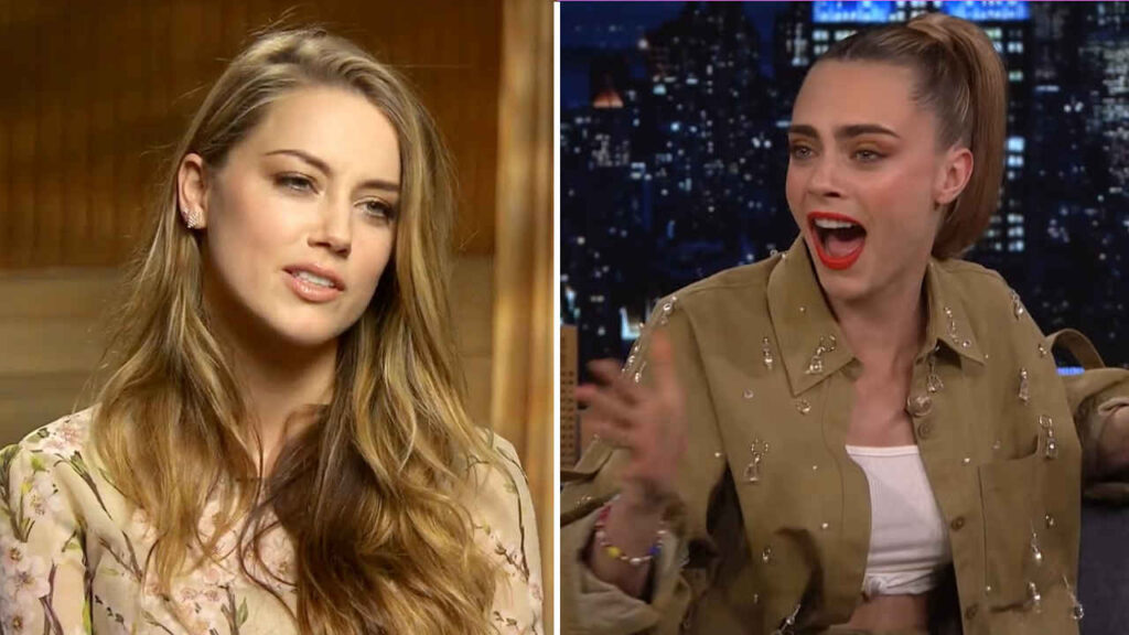 Cara Delevingne e Amber Heard