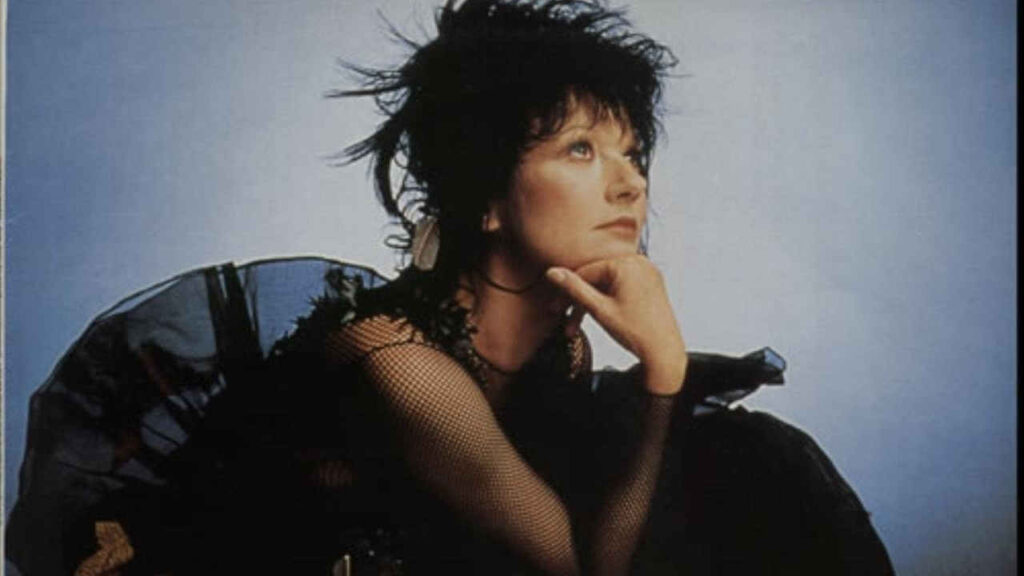 Guesch Patti sulla cover di un disco