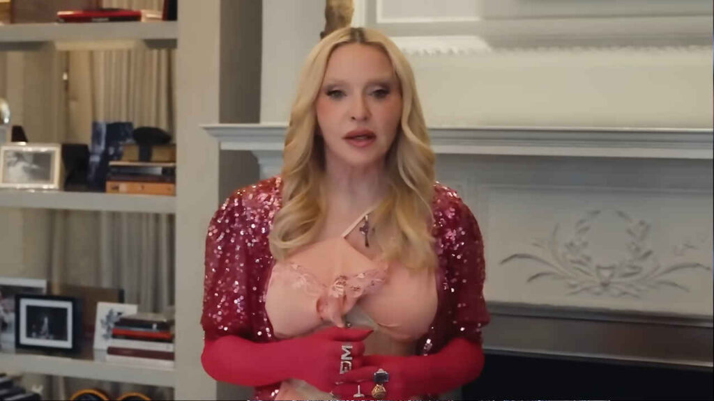 Madonna in un video per Vogue Italia