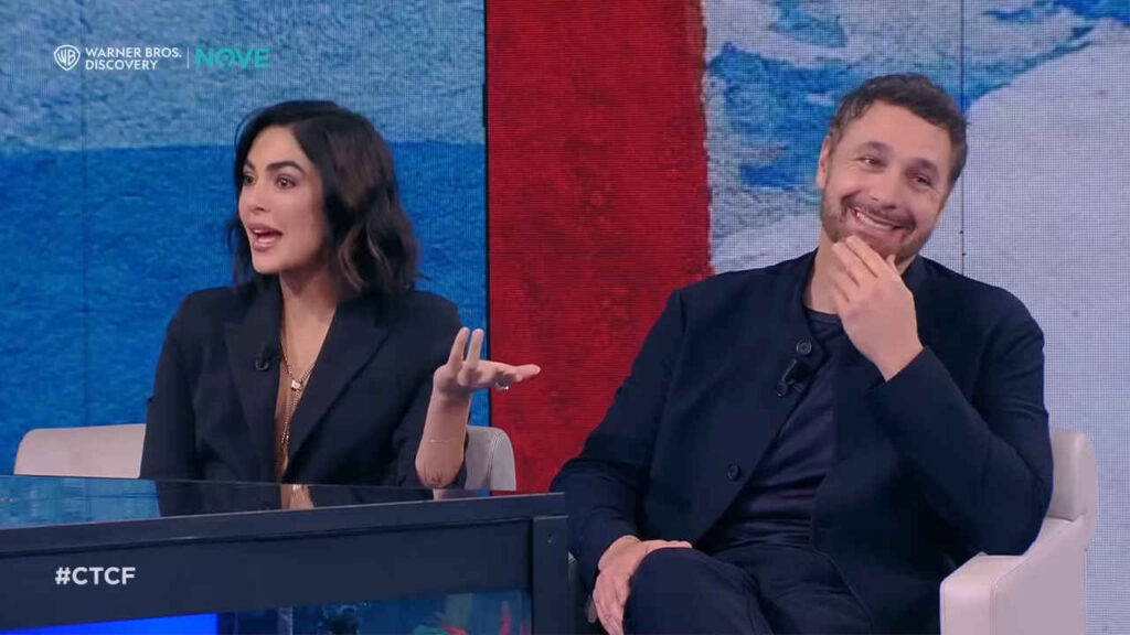 Rocio Munoz Morales e Raoul Bova da Fabio Fazio