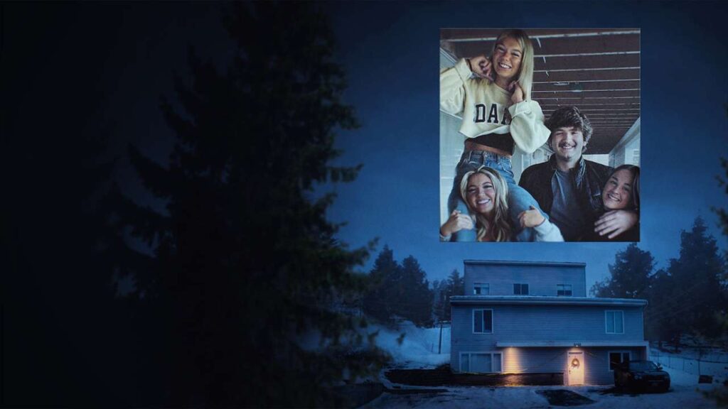Una scena di The Idaho Murders: incubo al college