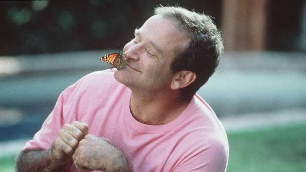 Robin Williams in una scena del film Jack. Fonte: italiano Buena Vista Pictures