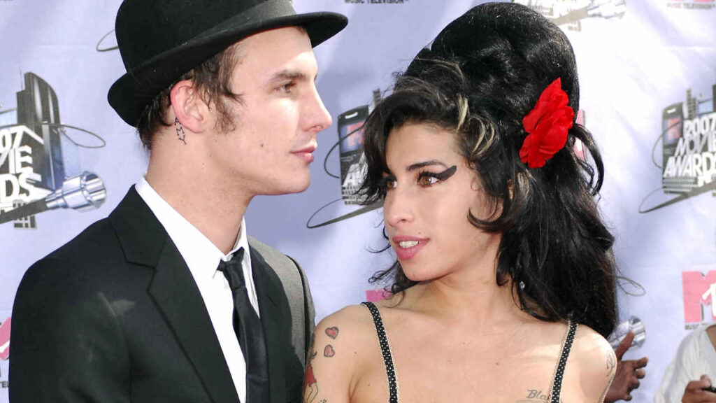 Amy Winehouse con Blake Fielder Civil nel 2007