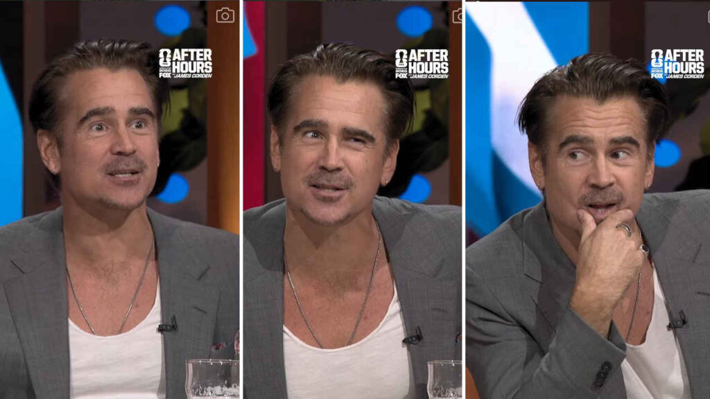 Colin Farrell in diretta tv
