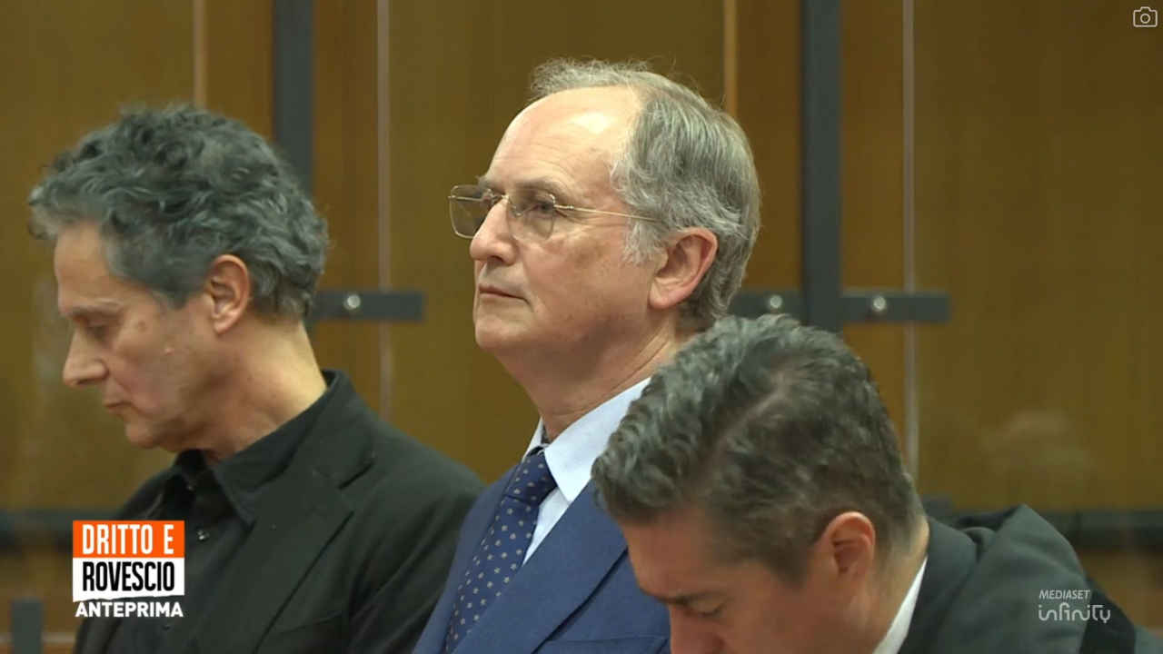 Mario Roggero durante la sentenza