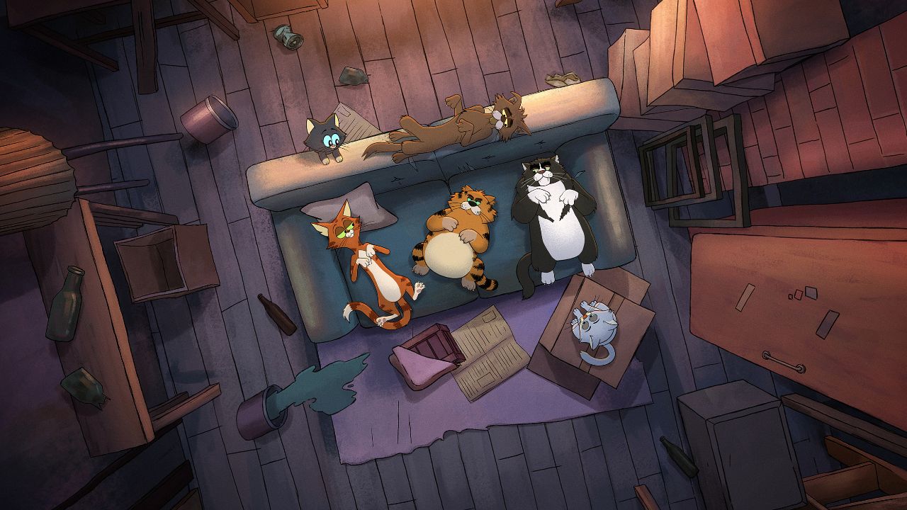 Una scena di Alley Cats (fonte: Netflix)