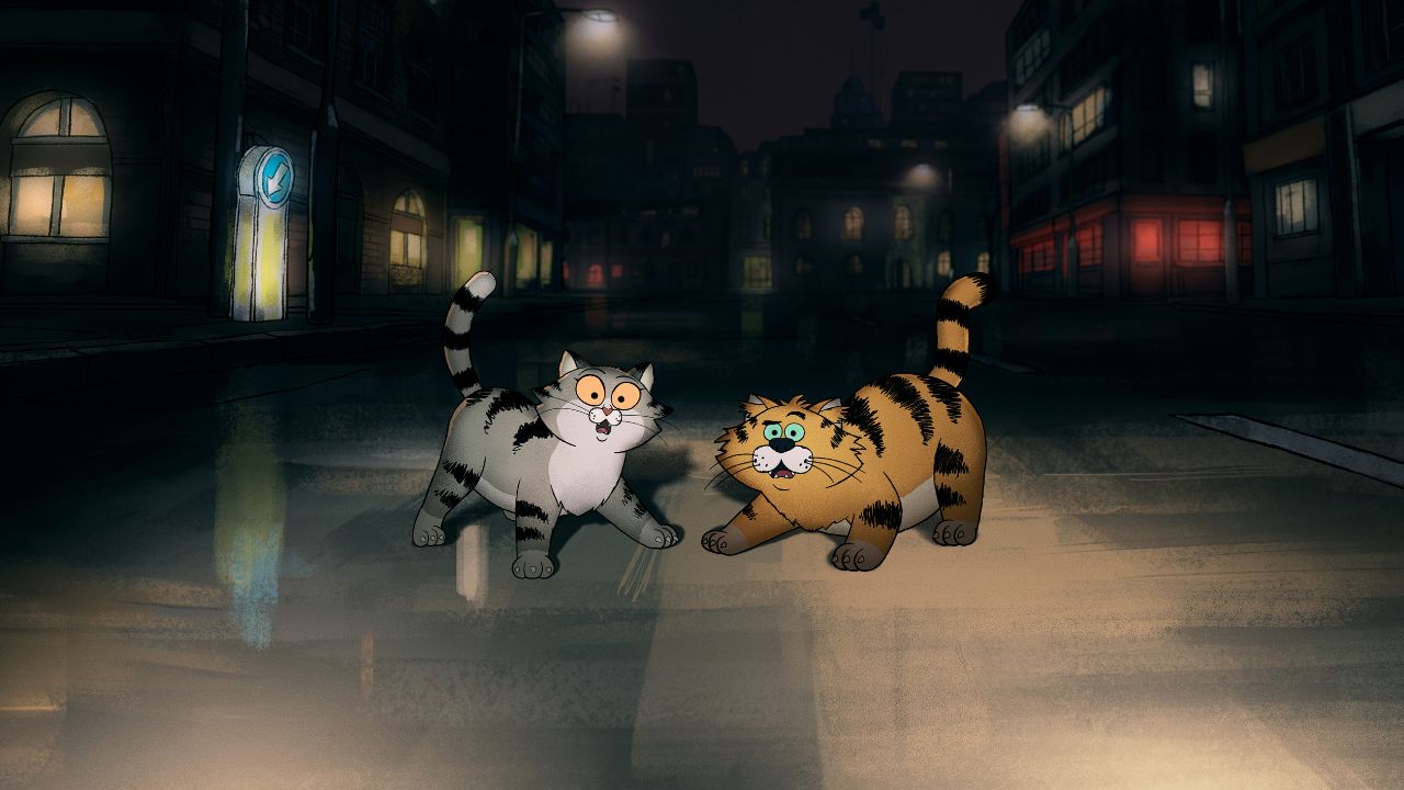 Una scena di Alley Cats (fonte: Netflix)