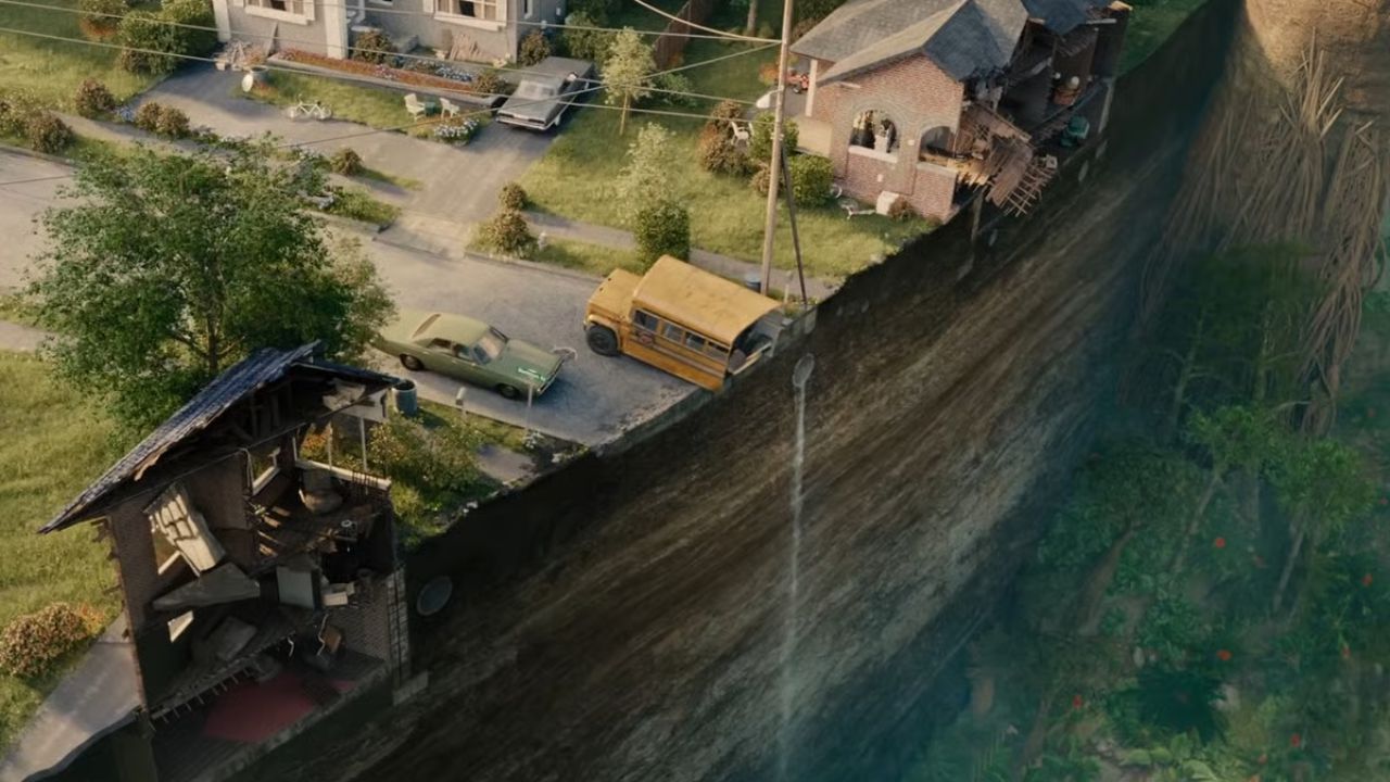 Una scena di La Fine di Oak Street (fonte: Warner Bros. Pictures.)