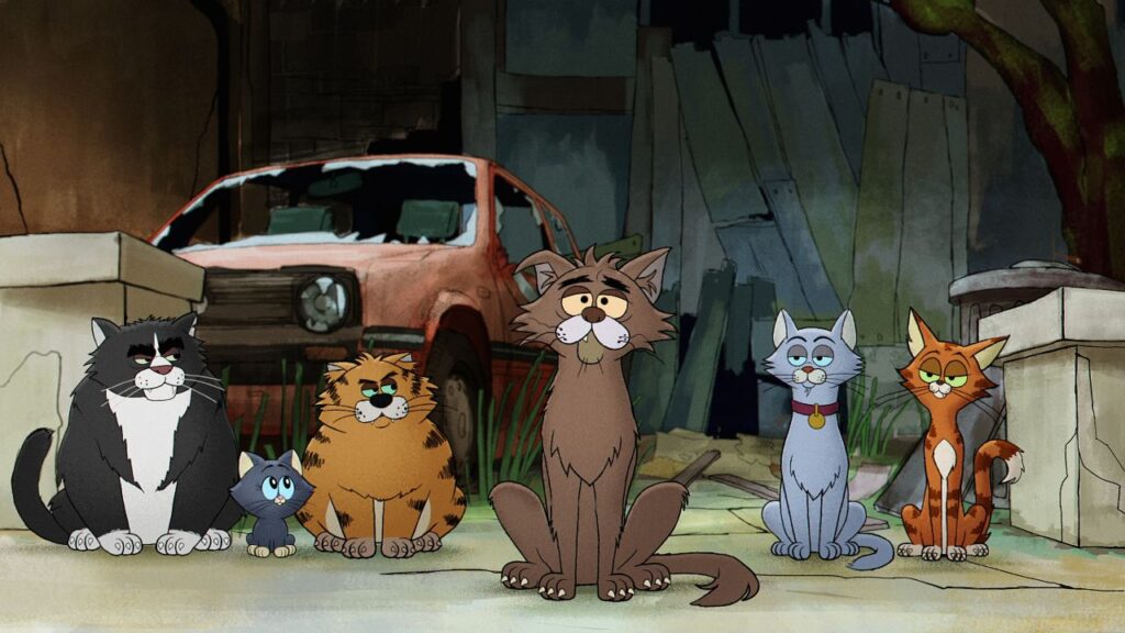 Una scena di Alley Cats (fonte: Netflix)