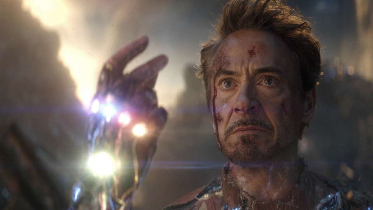 Robert Downey Jr. in una scena di Avengers: Endgame.