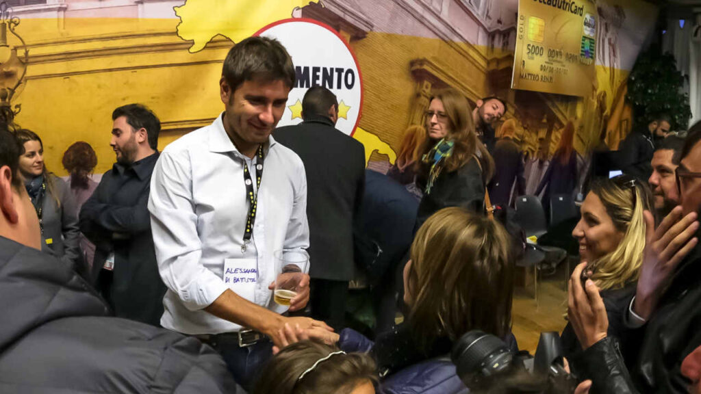 Alessandro Di Battista nel 2015