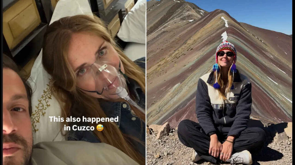 Chiara Ferragni, malore in Perù