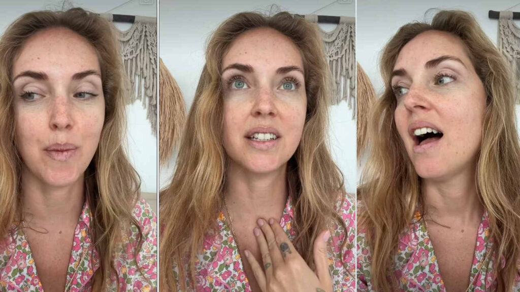 Chiara Ferragni senza trucco