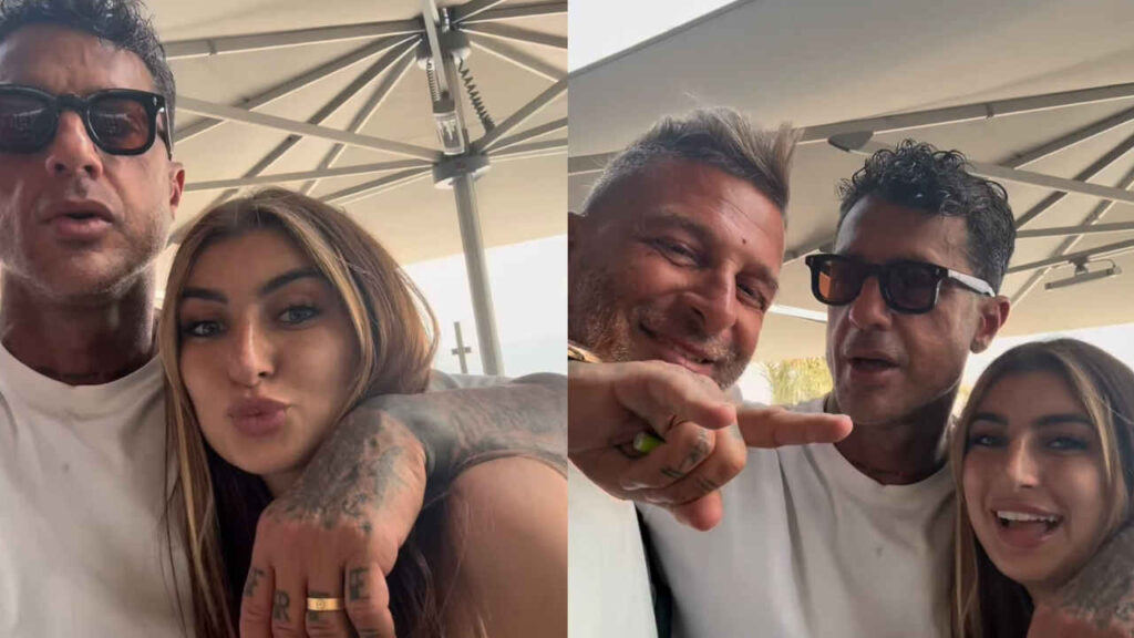 Fabrizio Corona con Sabrina Soussi
