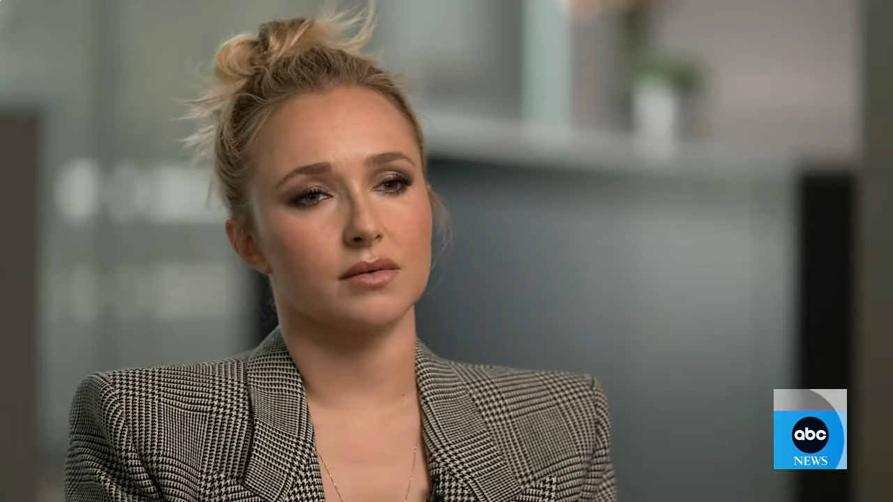 Hayden Panettiere durante un'intervista tv