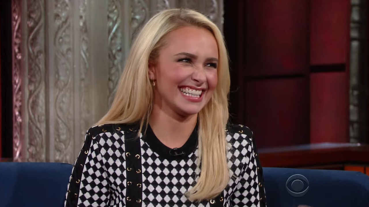 Hyden Panettiere da Stephen Colbert