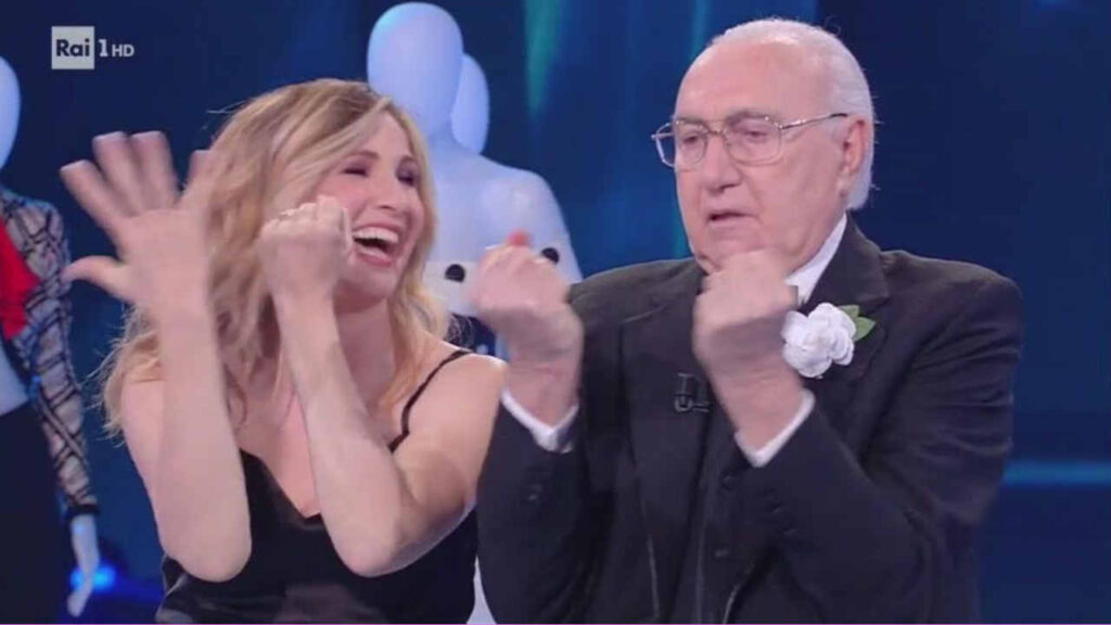 Lorella Cuccarini con Pippo Baudo