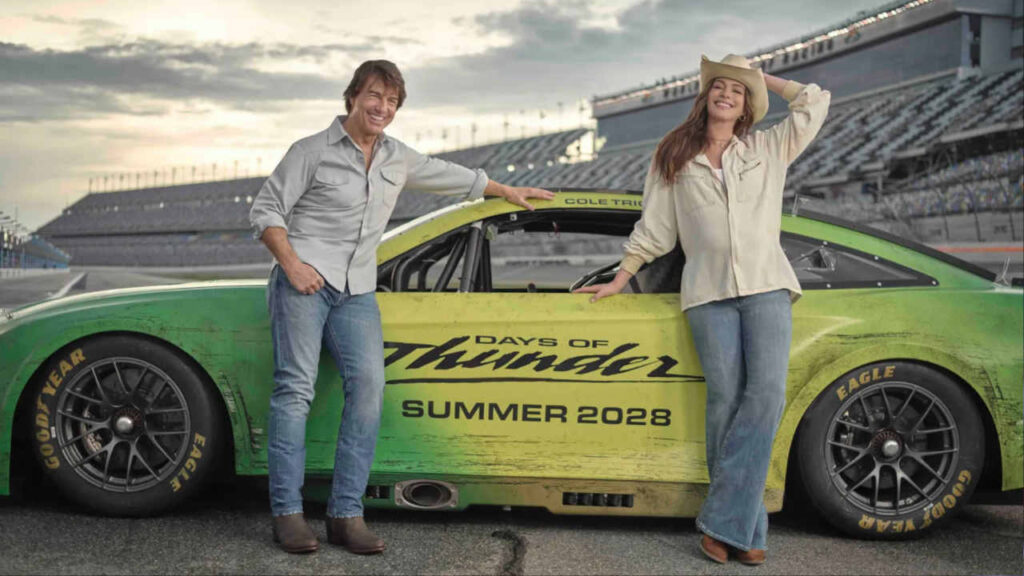 Tom Cruise e Anne Hathaway nell'immagine promo di Days of Thunder 2