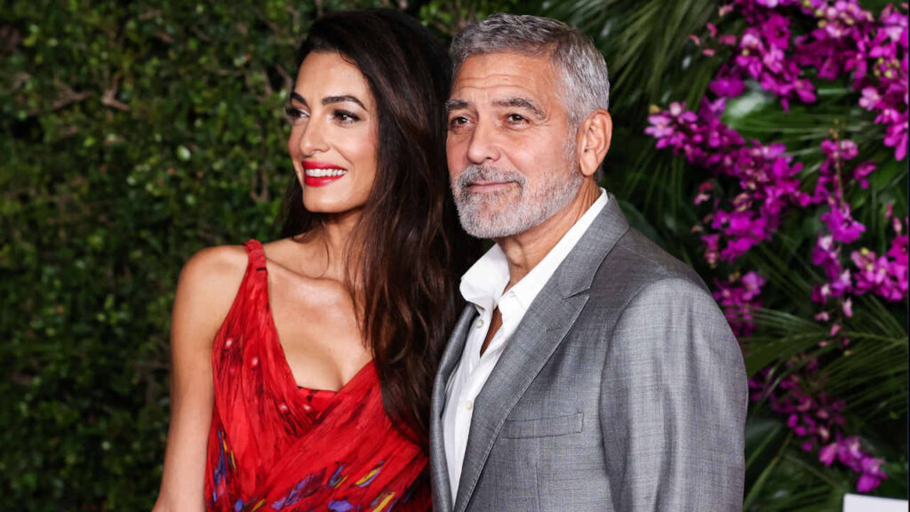 George ed Amal Clooney alla premiere di Ticket to Paradise