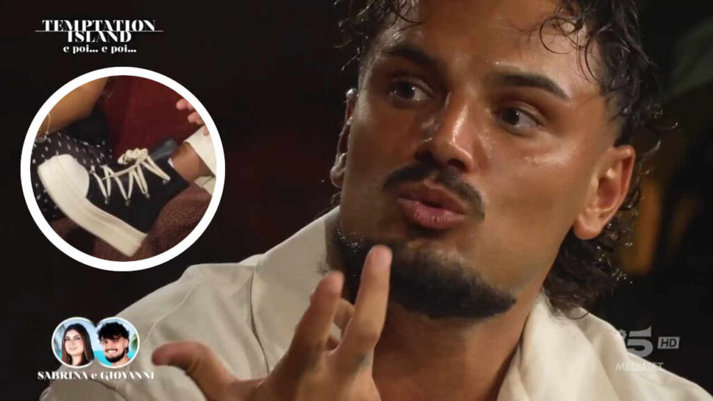Le scarpe di Giovanni Grazioso a Temptation Island e poi e poi