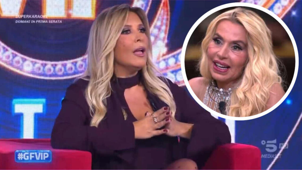 Selvaggia Lucarelli e Valeria Marini al Grande Fratello Vip 9