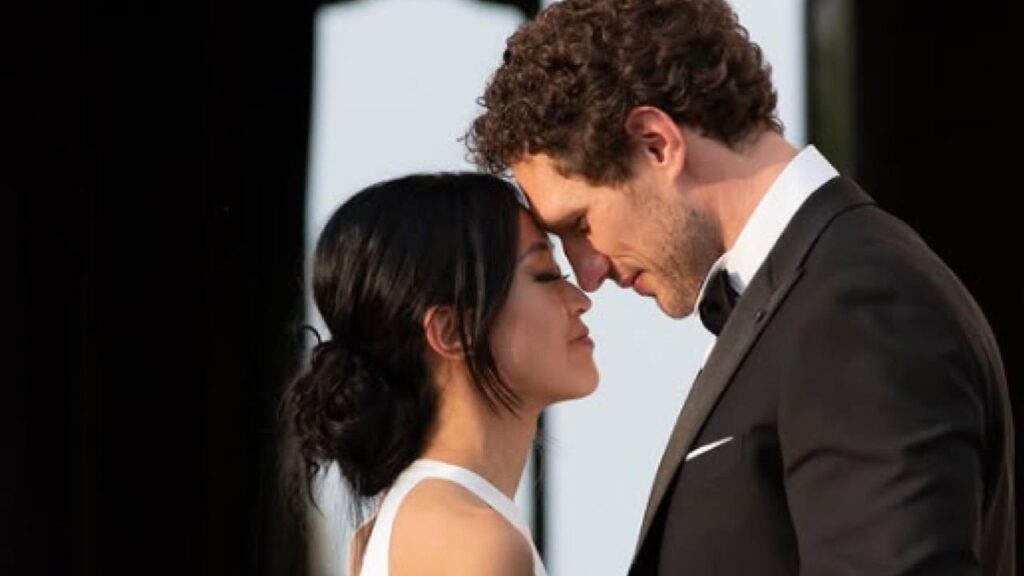 Hyoni Song e Alessandro Bianchin a L'amore è cieco (fonte: Netflix)