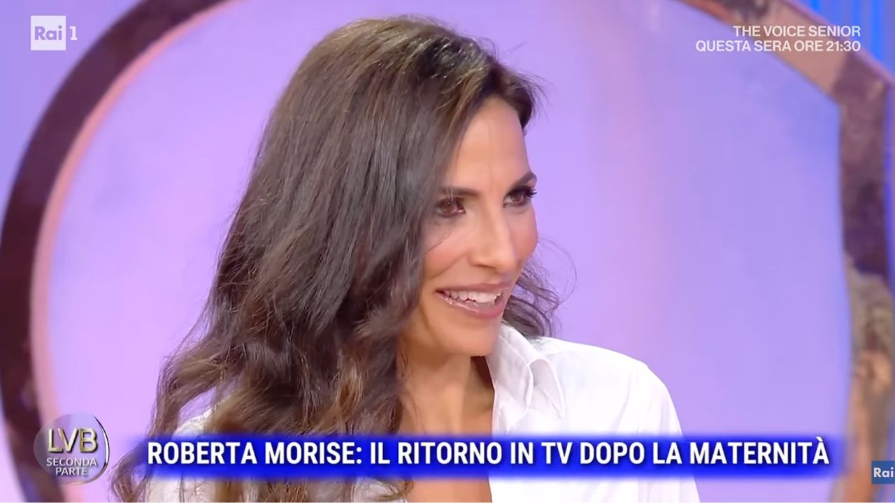Roberta Morise a La Volta Buona (Fonte: Rai)