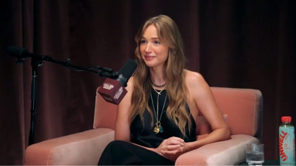 Jennifer Lawrence al podcast Call Her Daddy (fonte: Youtube)