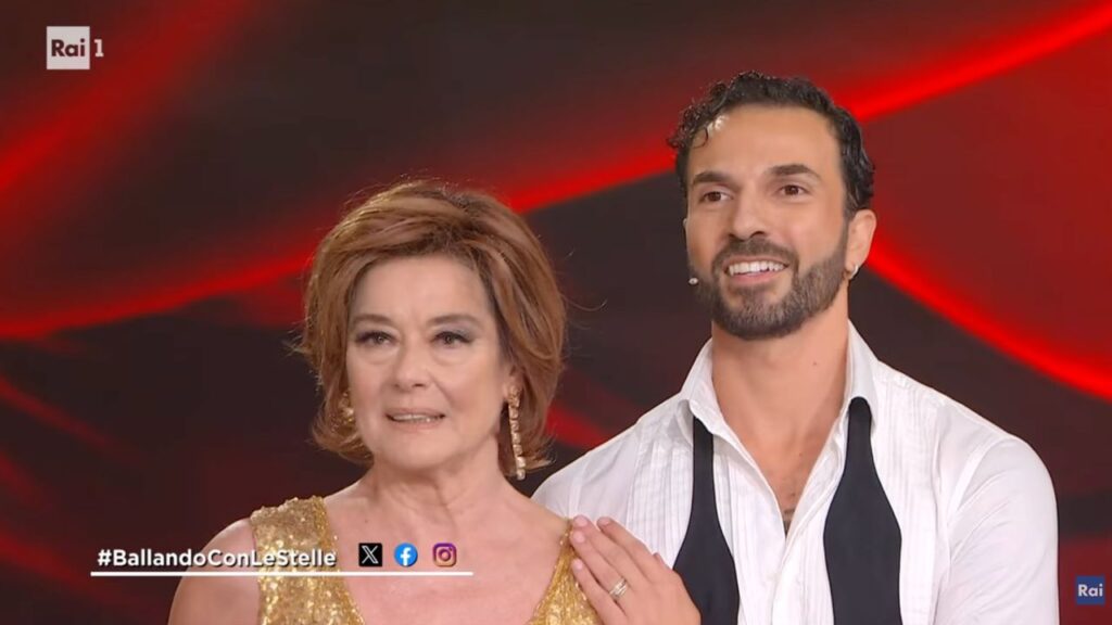 Monica Guerritore a Ballando (fonte: Rai)