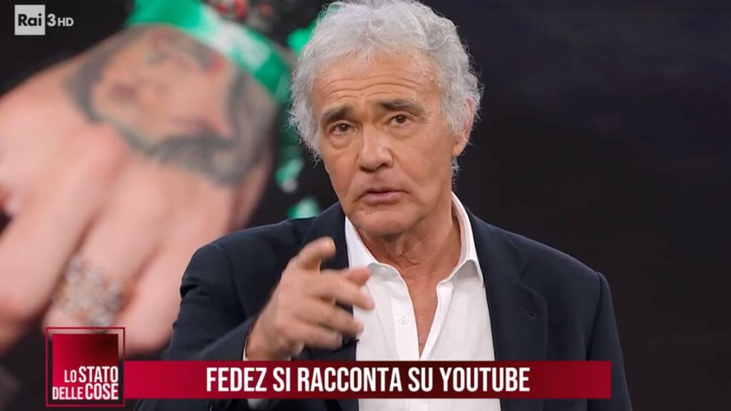 Massimo Giletti a Lo stato delle cose (fonte: Rai)