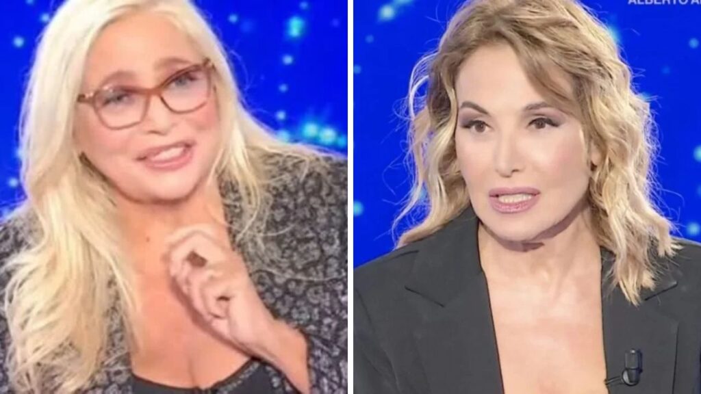 Mara Venier e Barbara D'Urso a Domenica In.